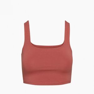 COPY - Aritzia Tna Chill Laguna Red Argil Argile Rouge Square Neck Top